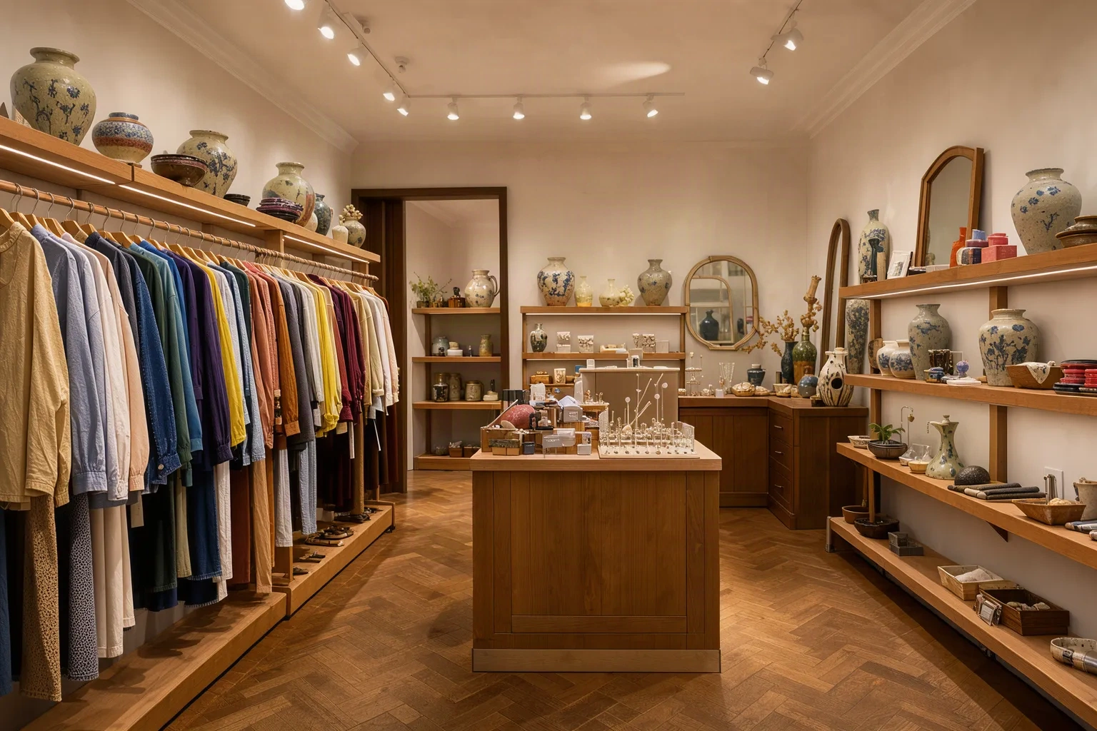 Intérieur de la boutique Magasin Tendance